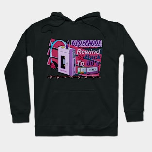 Rewind back to the 80's Hoodie